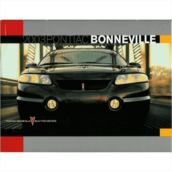 Pontiac Bonneville Brochure 2003 #1 Engels, Ophalen of Verzenden, Gelezen, Overige merken