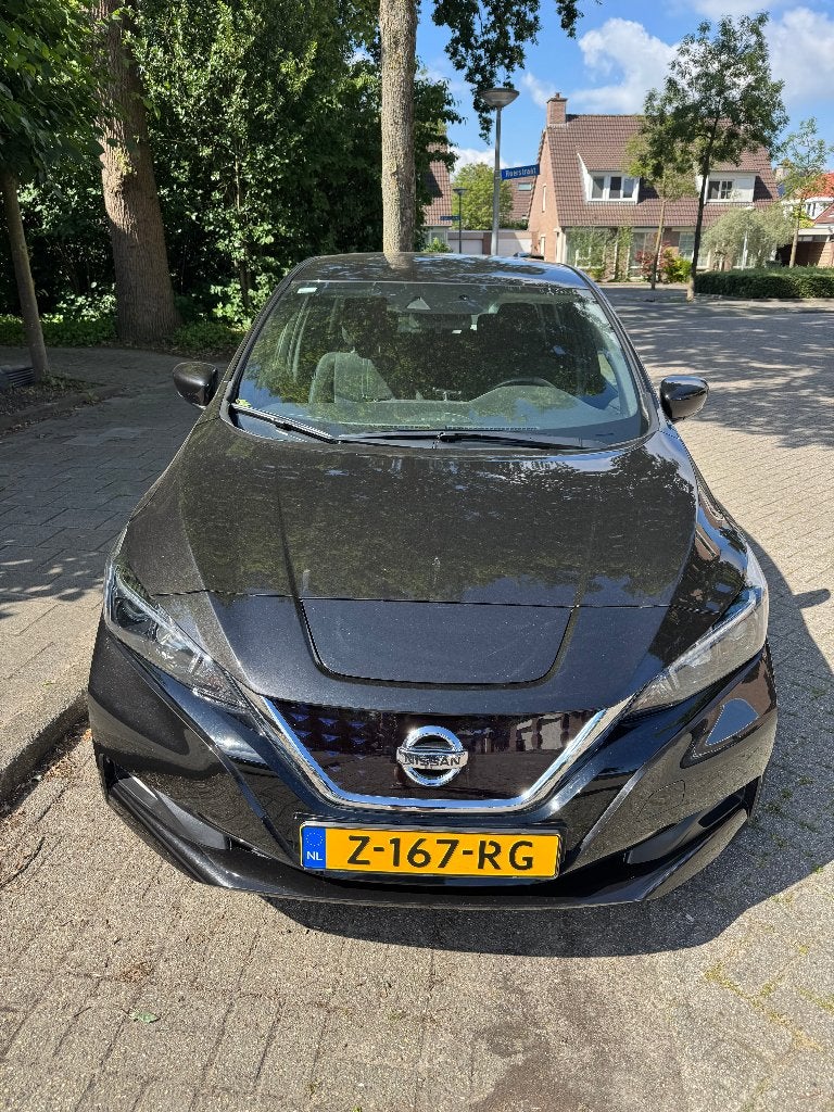 Nissan Leaf Electric 40kWh 2021 Zwart, Auto's, Nissan, Elektrisch, Particulier, Geïmporteerd, 1480 kg