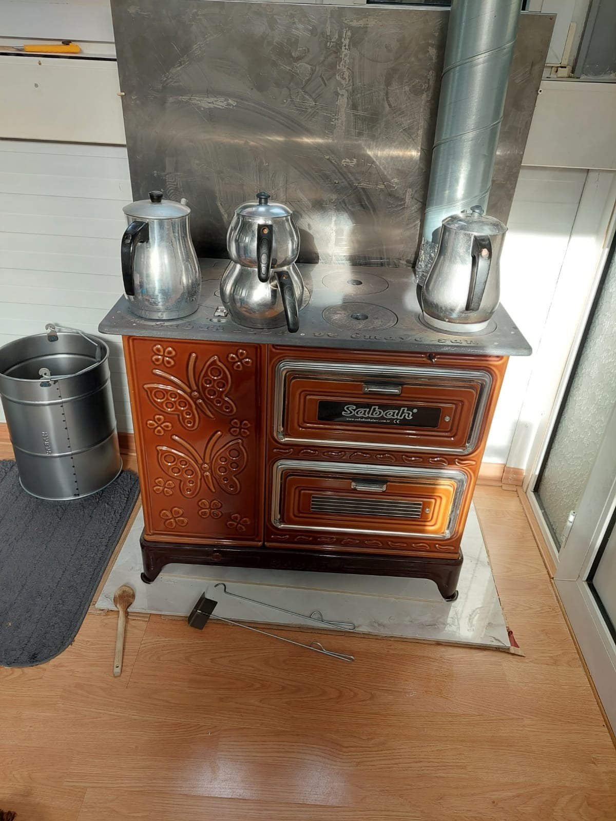 Dokum Soba, Huis en Inrichting, Kachels, Ophalen, Zo goed als nieuw, Hout