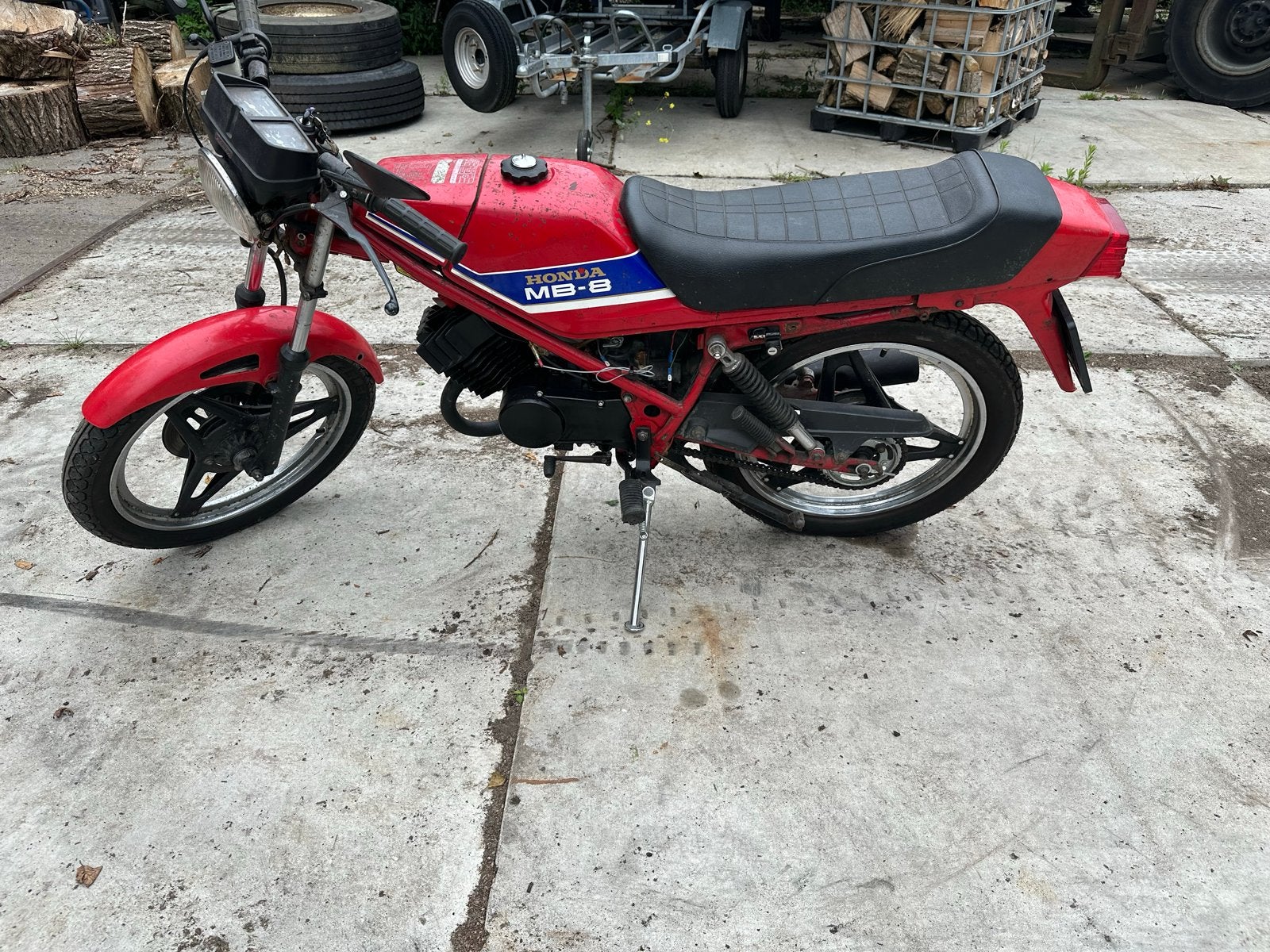Honda MB8 met Nl motor kenteken, Fietsen en Brommers, Ophalen of Verzenden