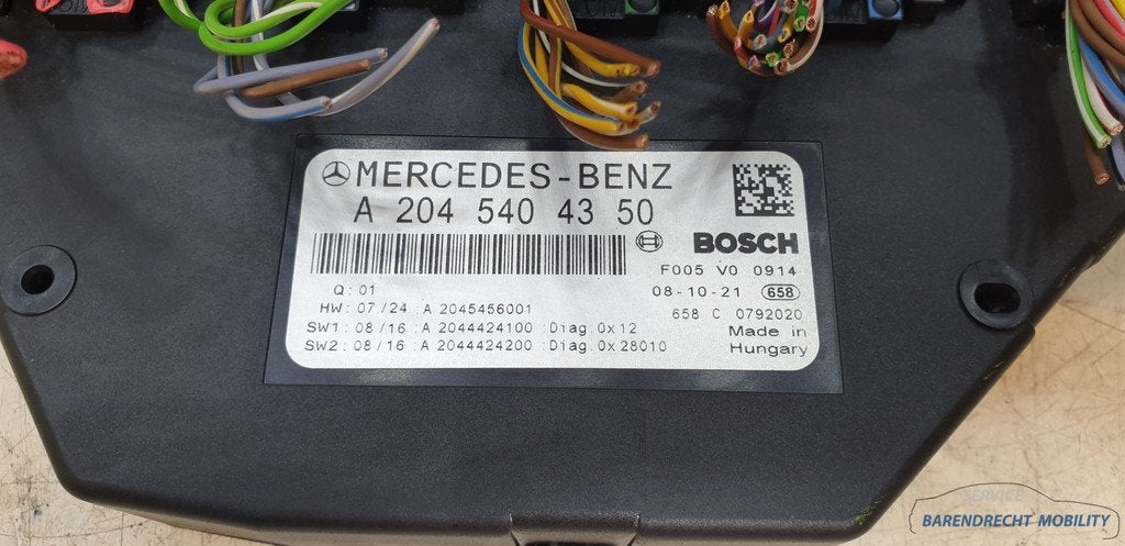 SAM module zekeringkast W204 Mercedes C klasse A2045404350 v, Gebruikt, Mercedes-Benz AG, Mercedes-Benz, Ophalen of Verzenden