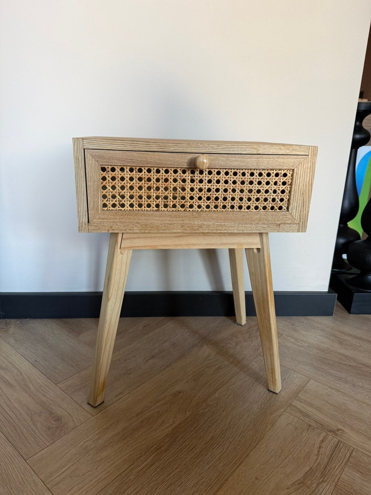 Nachtkastjes rotan Xenos, Ophalen, Gebruikt, Minder dan 45 cm