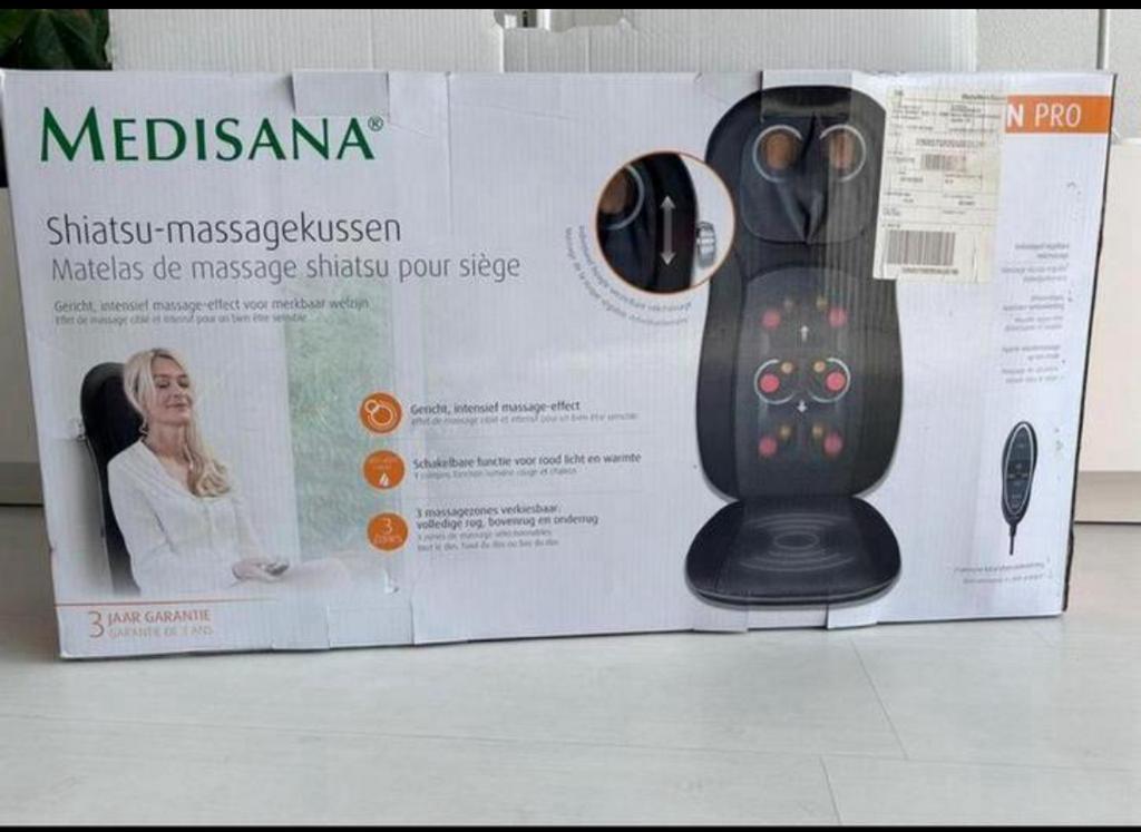 massage kussen medisana 825 is suitable for relaxing, Ophalen of Verzenden, Zo goed als nieuw, Massagestoel of Kussen
