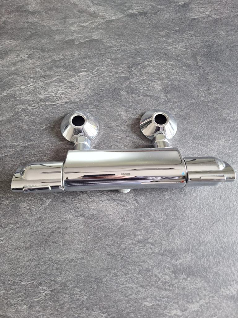Grohe douche thermostaatkraan, 12 cm., Ophalen of Verzenden, Zo goed als nieuw, 25 tot 50 cm, Overige typen
