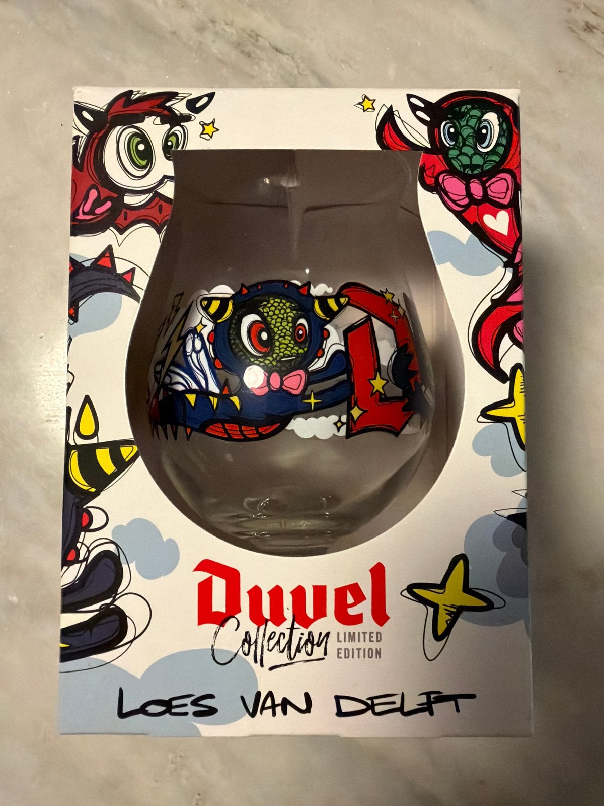 Duvel Collection Limited Edition bierglas Loes van Delft, Ophalen of Verzenden, Nieuw