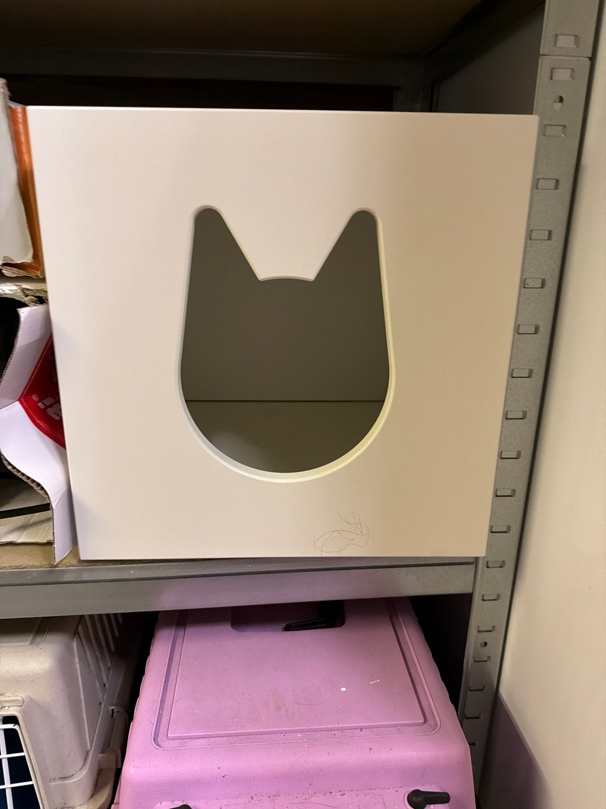 Kattenhuisje voor in se ikea vakkenkast, Ophalen