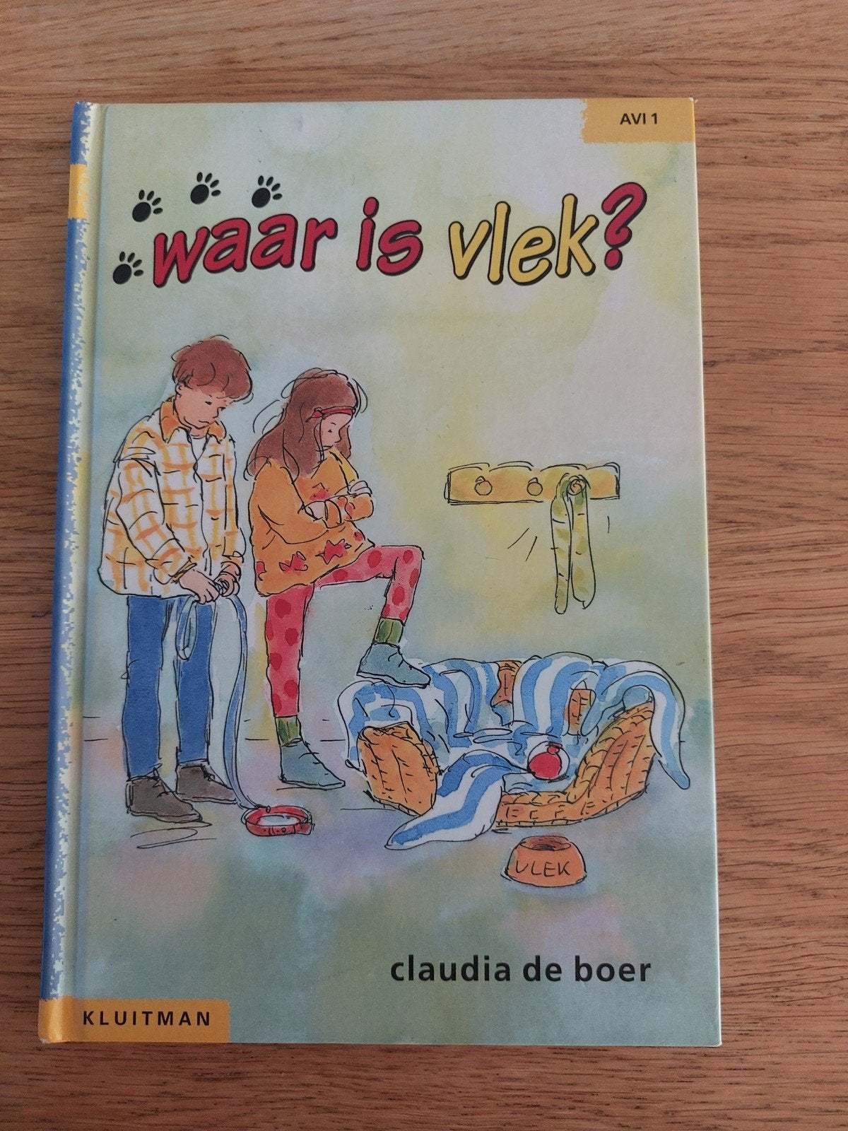 Waar is Vlek? - AVI 1 kinderboek van Claudia de Boer, Ophalen, Zo goed als nieuw, Claudia de Boer, Fictie algemeen