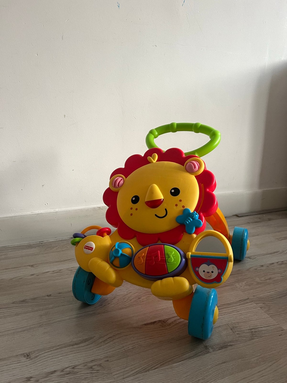 Fisher-Price loopwagen leeuw met geluid en licht, Ophalen, Gebruikt, Overige typen, Met licht