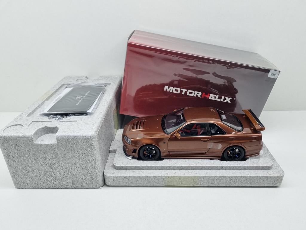 Motorhelix
Nissan Skyline GTR R34 Customized 1/799 1:18 Nieu, Hobby en Vrije tijd, Modelauto's | 1:18, Ophalen of Verzenden, Nieuw