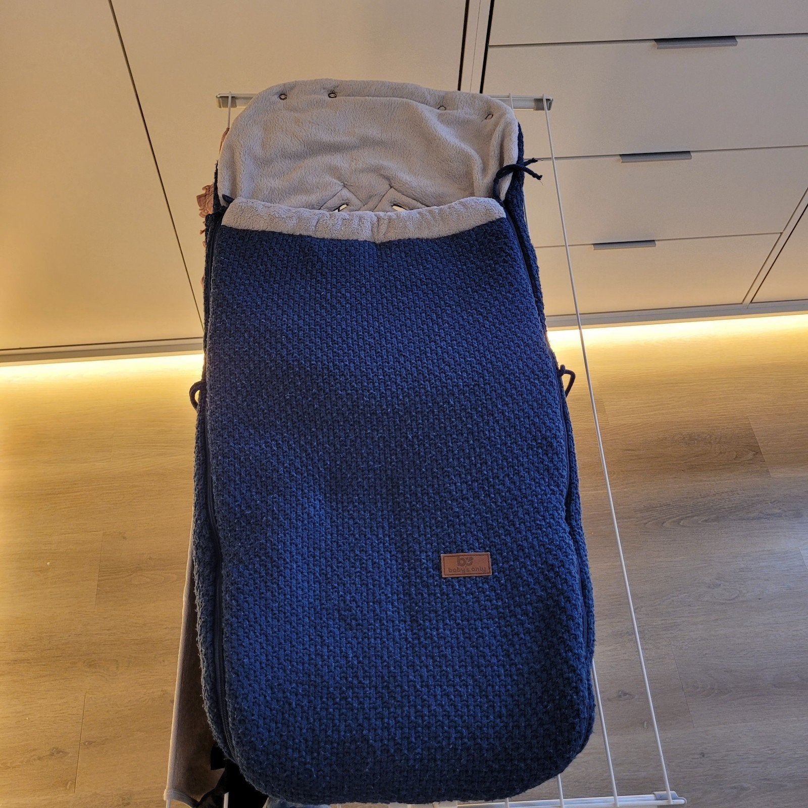 Baby's Only voetenzak voor kinderwagen - Blauw, Ophalen of Verzenden, Gebruikt