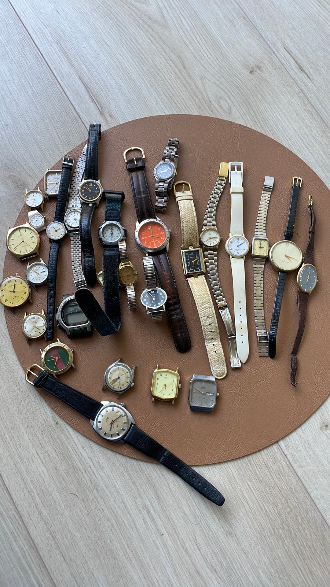 Vintage horloges 28 stuks, Ophalen of Verzenden, Staal, Overige merken, 1960 of later