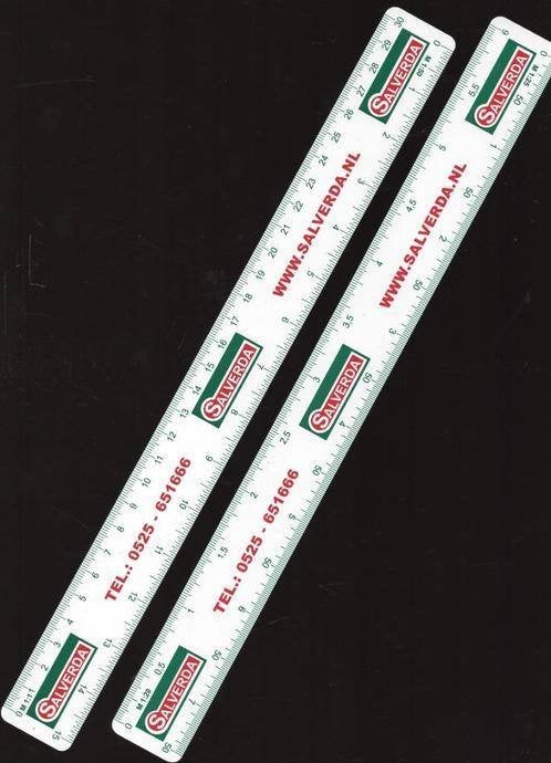 Maatlatje 30 cm - Salverda Bouw ‘t Harde - NIEUW, Ophalen of Verzenden, Nieuw