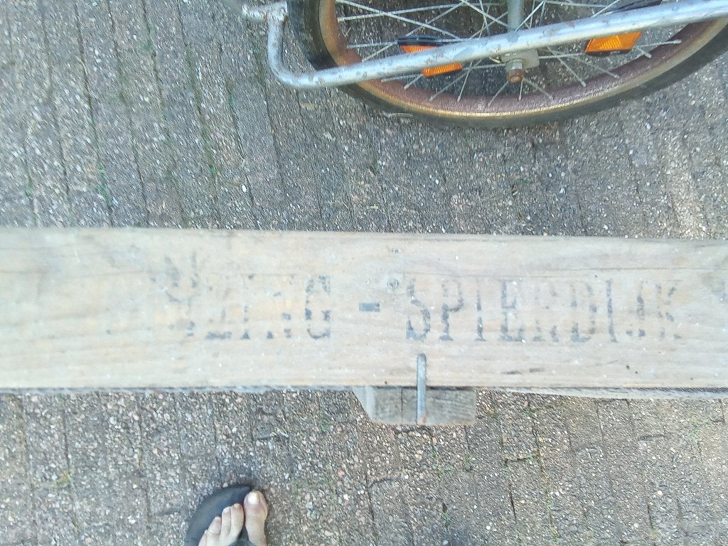 Vintage bollen kistje, Ophalen