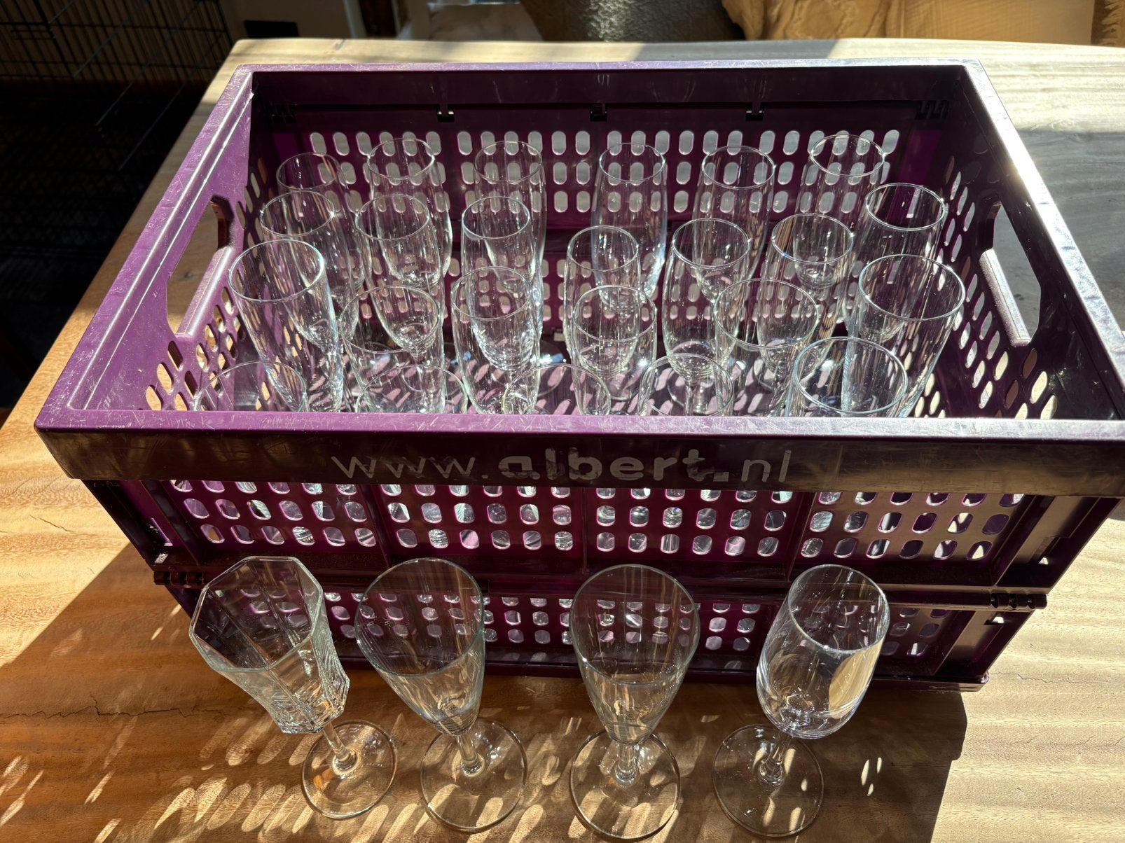 Champagne glazen, Ophalen, Zo goed als nieuw, Overige typen