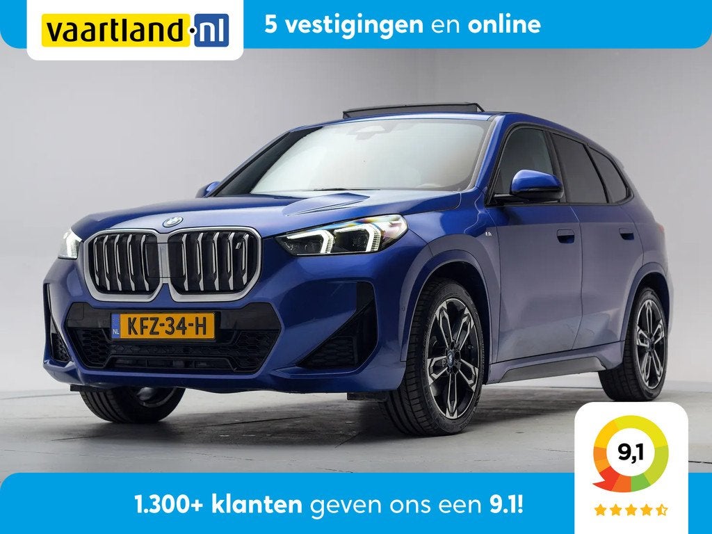 BMW iX1 xDrive30 M Sport [ Panorama Stuur-&Stoelverwarming N, Auto's, BMW, Automaat, 0 cilinders, Gebruikt, Blauw