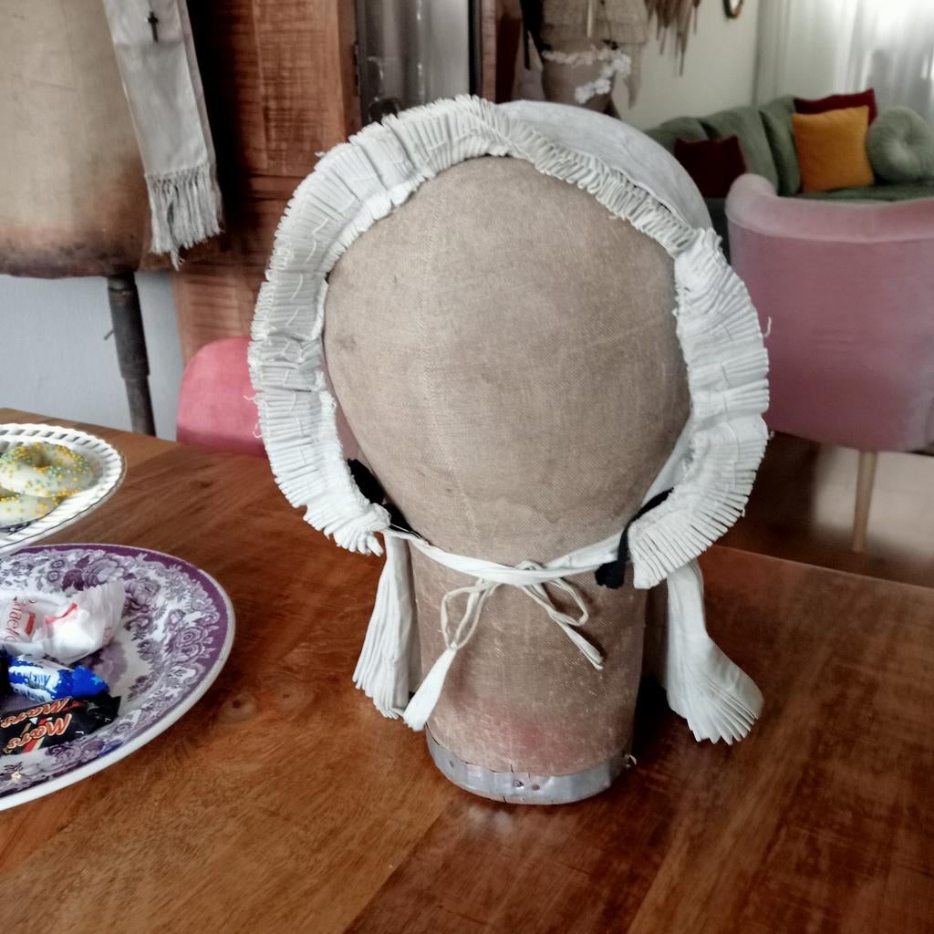 Pruikenhoofd met lange nek, Ophalen of Verzenden