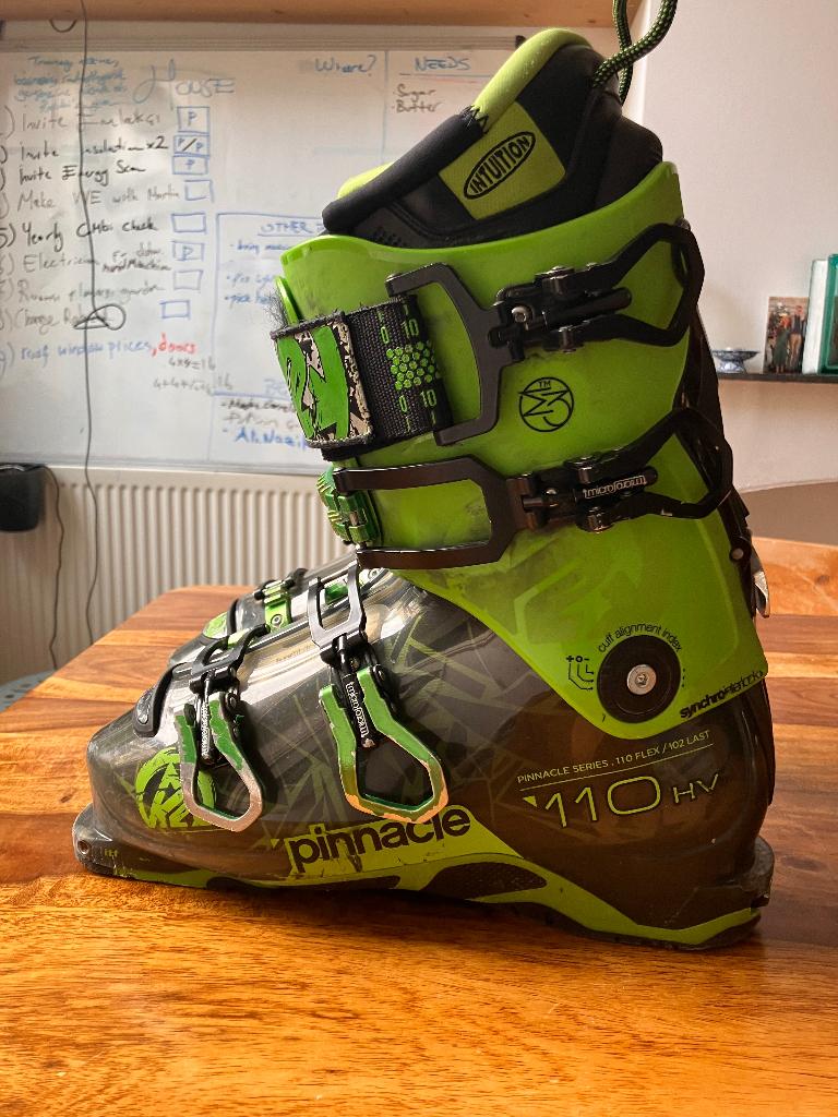 K2 Pinnacle 110 HV Skischoenen | 27.5 (42.5/43) | Loopstand, Overige merken, 160 tot 180 cm, Schoenen, Ophalen of Verzenden