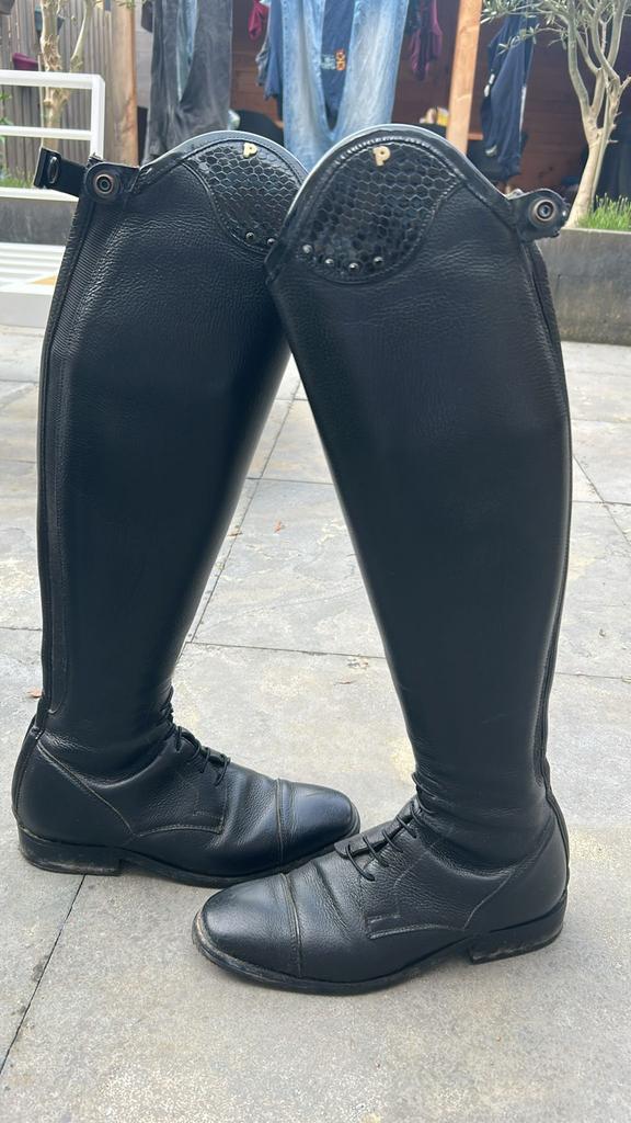 Zwarte Petrie laarzen luca maat 38, Dieren en Toebehoren, Paardrijkleding, Dressuur, Ophalen of Verzenden, Zo goed als nieuw, Dames