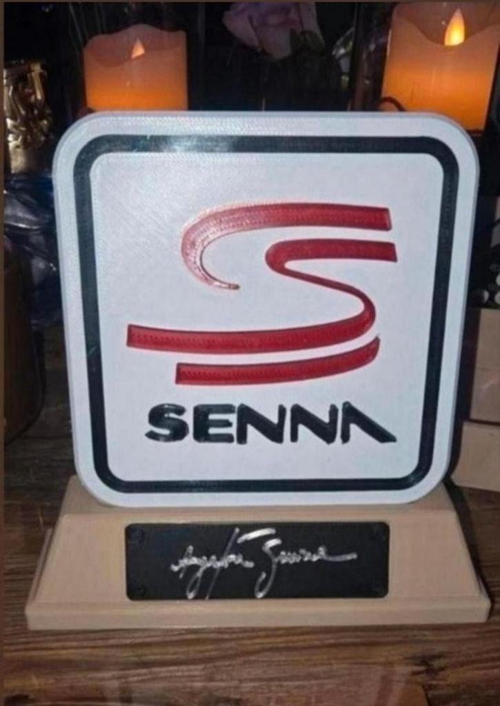 Ayrton Senna Gedenkplaat - Nu Afgeprijsd!, Ophalen of Verzenden, Nieuw, Formule 1
