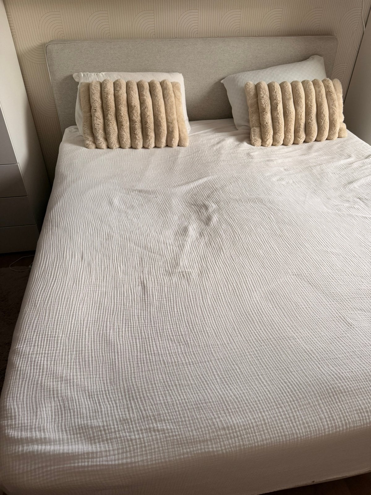 Bed Dunvik IKEA, Ophalen, Gebruikt, Tweepersoons, 180 cm