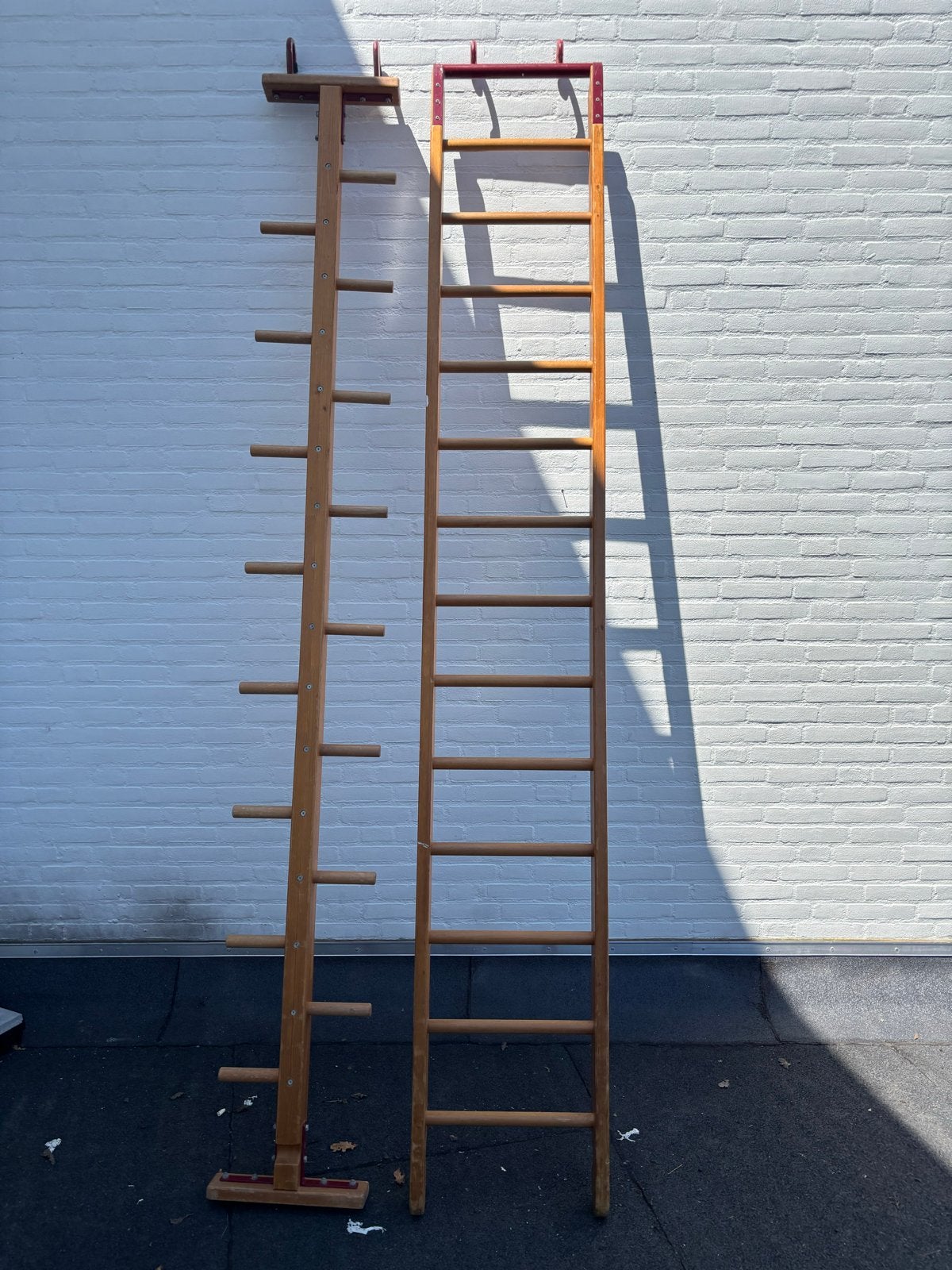 Authentieke Janssen en Fritsen ladders, Ophalen, Gebruikt, Industrieel, 40 cm