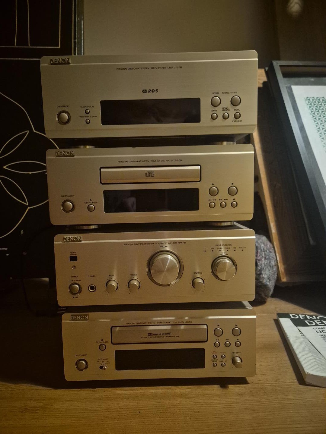 Denon D-F88 Personal Component System - Compleet, Gebruikt, Denon, Cassettedeck, Losse componenten