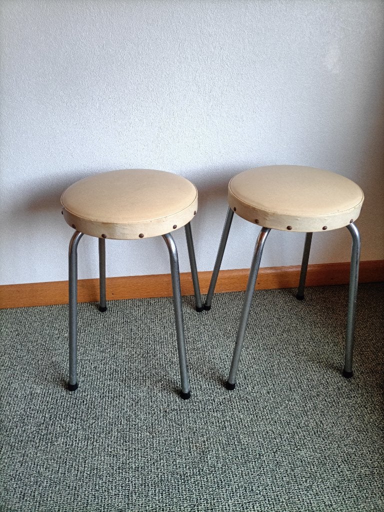 2 vintage krukjes, Huis en Inrichting, Krukjes, Ophalen, Gebruikt, Overige materialen