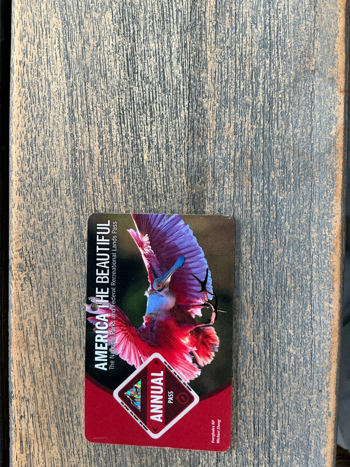 Nationale Parkenpas USA, Tickets en Kaartjes, Eén persoon