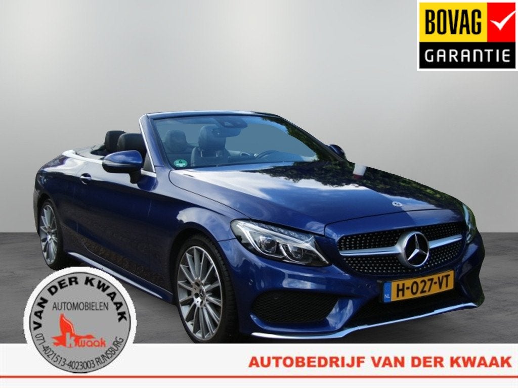 Mercedes-benz C-klasse Cabrio 200 Prestige AMG | Camera acht, Auto's, Automaat, 12 maanden, 15 km/l, 4 cilinders