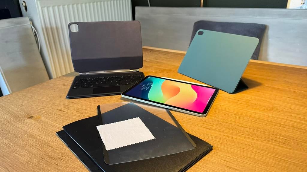 iPad Air 4 64GB Groen + Pencil + Keyboard Case + Extra’s, Computers en Software, Apple iPads, Apple iPad Air, 11 inch, Ophalen of Verzenden