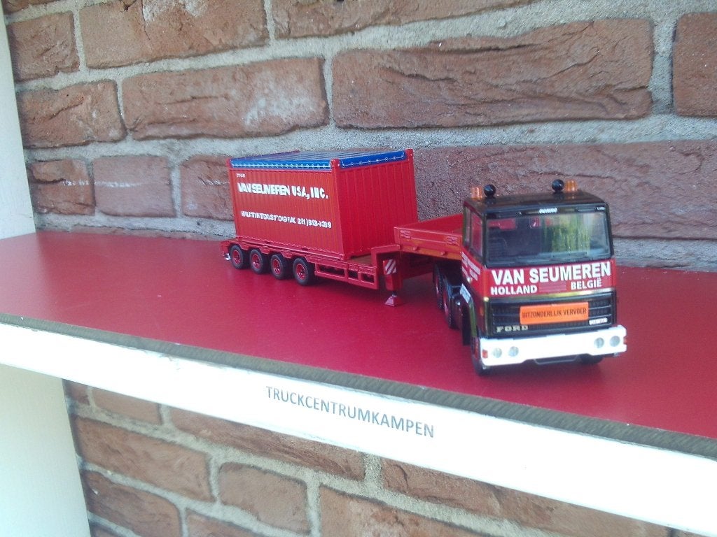 Tekno  Ford  Transcontinental  van  Seumeren., Hobby en Vrije tijd, Modelauto's | 1:50, Ophalen of Verzenden, Nieuw, Bus of Vrachtwagen