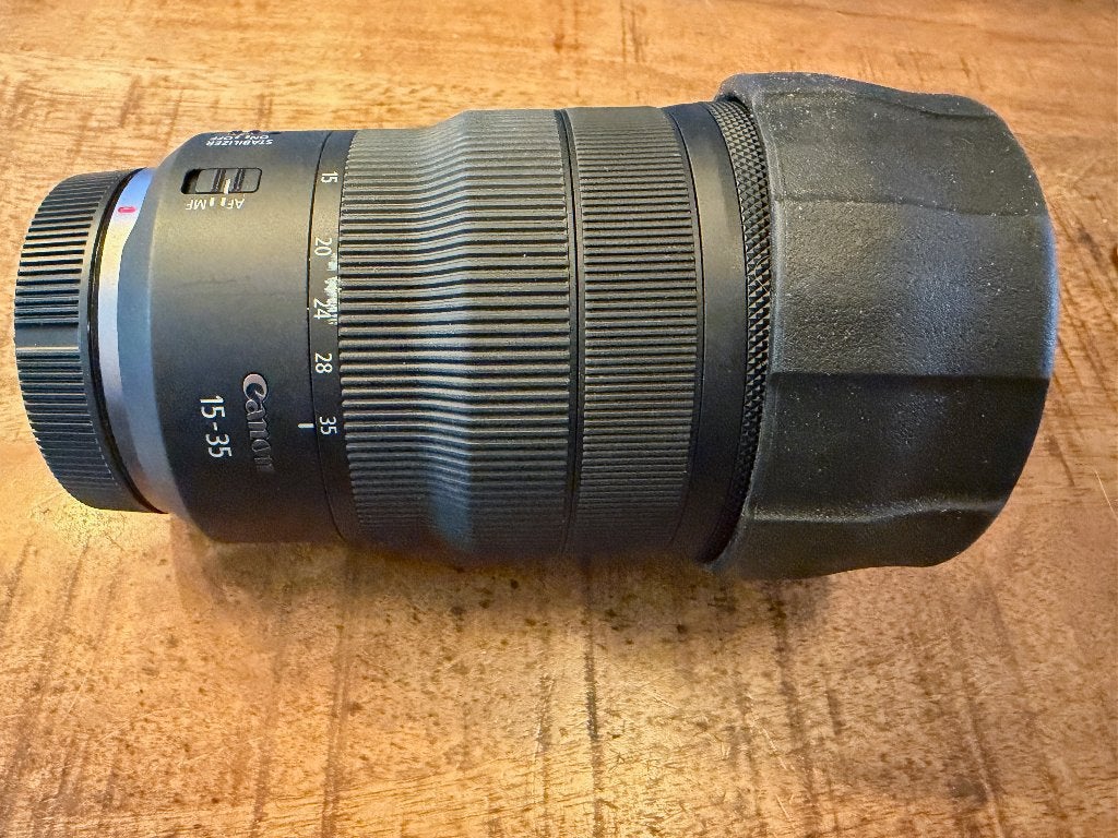 Canon RF15-35mm f/2.8L IS USM+BW Polarisatiefilter, Audio, Tv en Foto, Fotografie | Lenzen en Objectieven, Ophalen, Canon, Handmatige focus