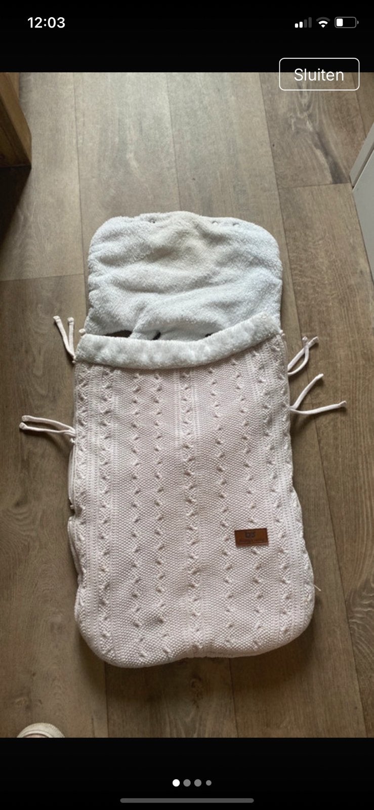 Warme voetenzak, Ophalen of Verzenden, Zo goed als nieuw, Voetenzak