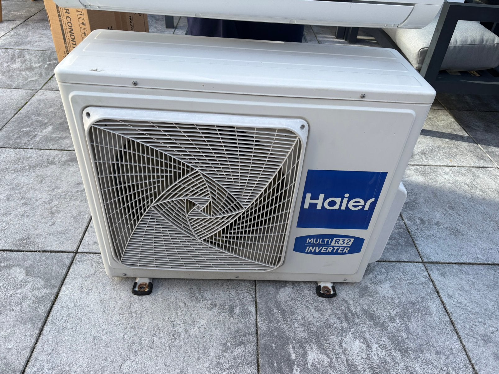 Compleet airco set, Ophalen, Koelen en Ontvochtigen, 3 snelheden of meer, Zo goed als nieuw
