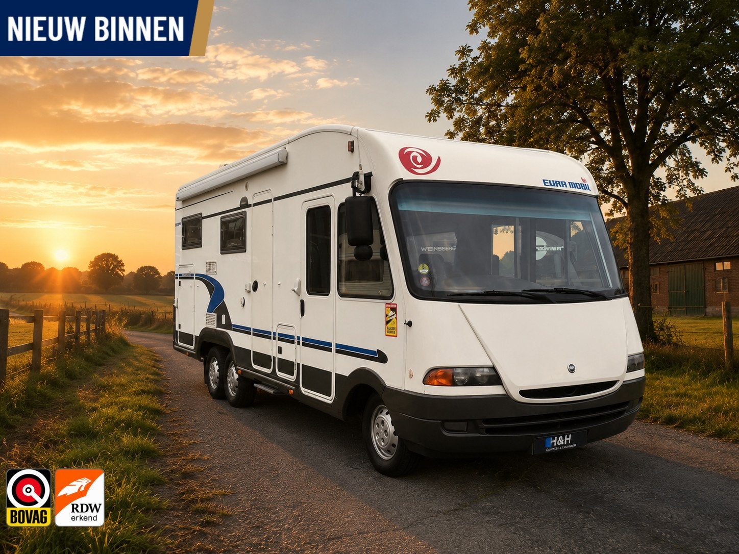 Eura Mobil I 690, Integraal, Airconditioning, 7 tot 8 meter, Bedrijf
