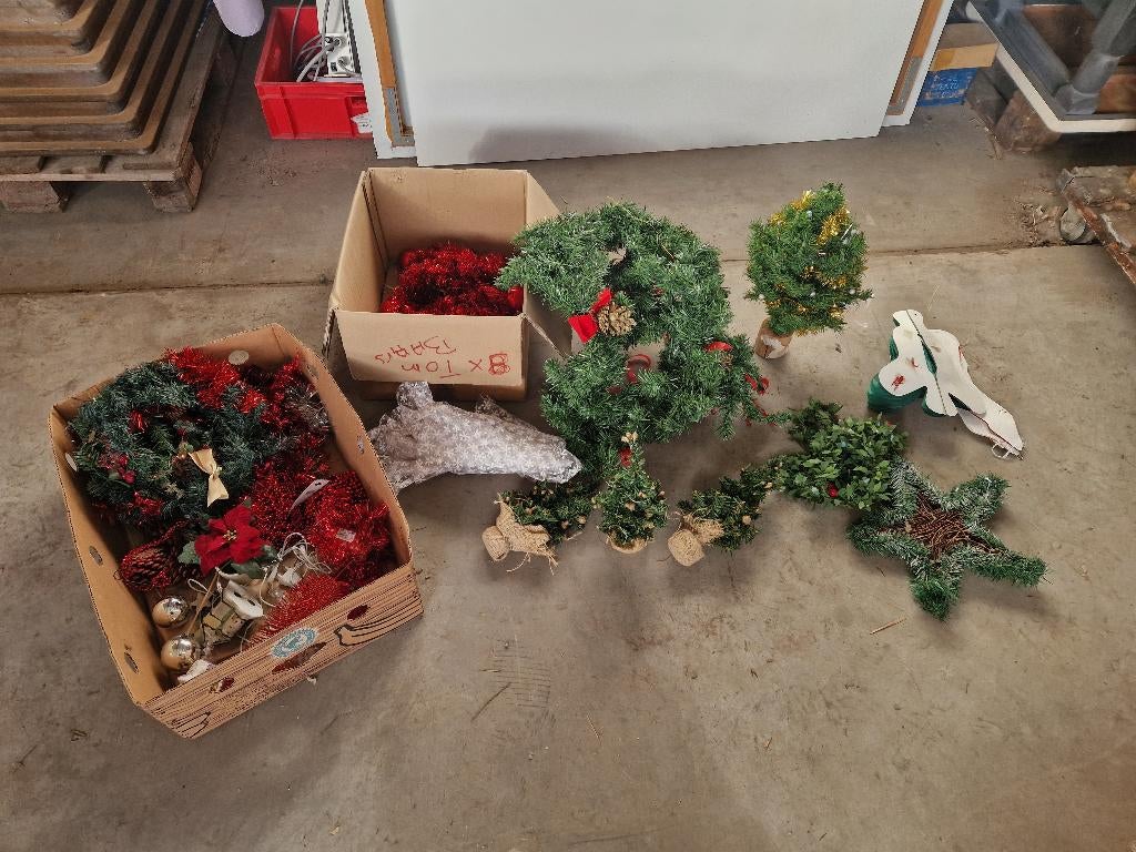 Hele partij kerstversiering, Ophalen of Verzenden, Gebruikt