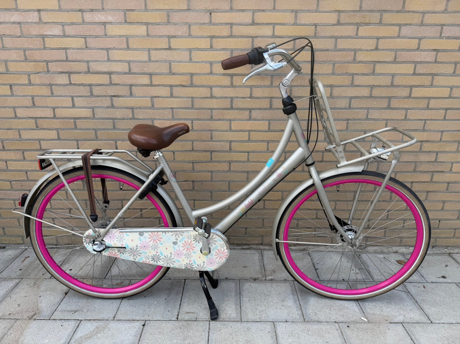 Cortina 28” damesfiets, Ophalen, Versnellingen, Zo goed als nieuw, 50 tot 53 cm