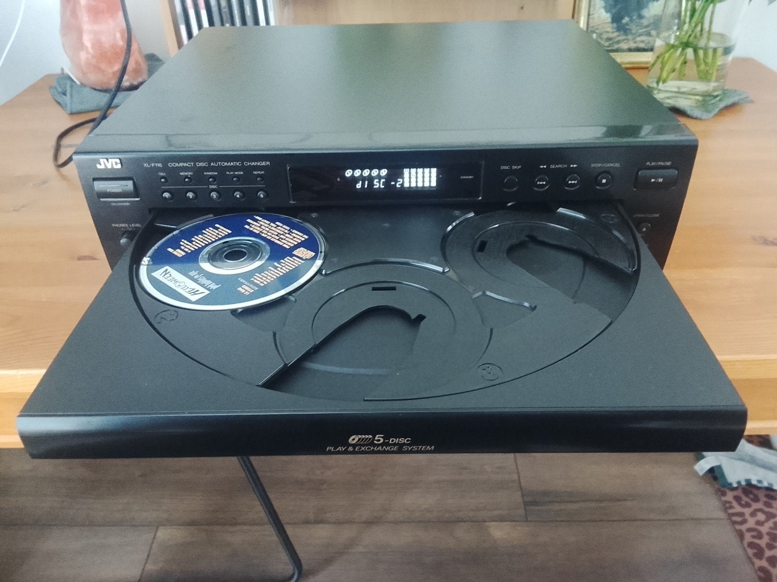 JVC 5-Disc Play & Exchange System CD-wisselaar, Ophalen of Verzenden, Gebruikt, JVC, Wisselaar