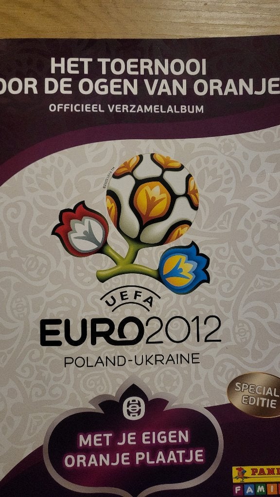 WK 2012 panini verzamelingsboek, Ophalen of Verzenden, Zo goed als nieuw, Sticker