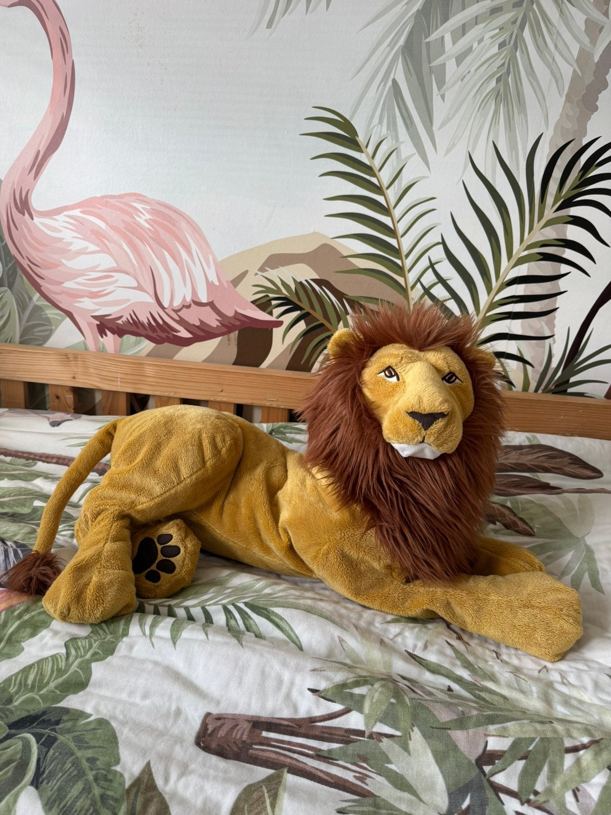 Knuffel leeuw, Kinderen en Baby's, Kinderkamer | Inrichting en Decoratie, Ophalen, Zo goed als nieuw, Overige typen