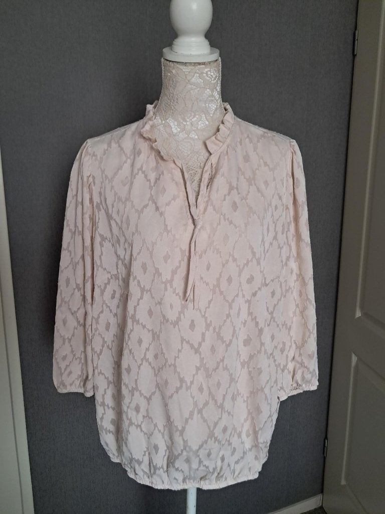 Blouse Dreamstar  Kleur : Creme Maat : 46, Kleding | Dames, Dreamstar, Beige, Maat 46/48 (XL) of groter, Ophalen of Verzenden