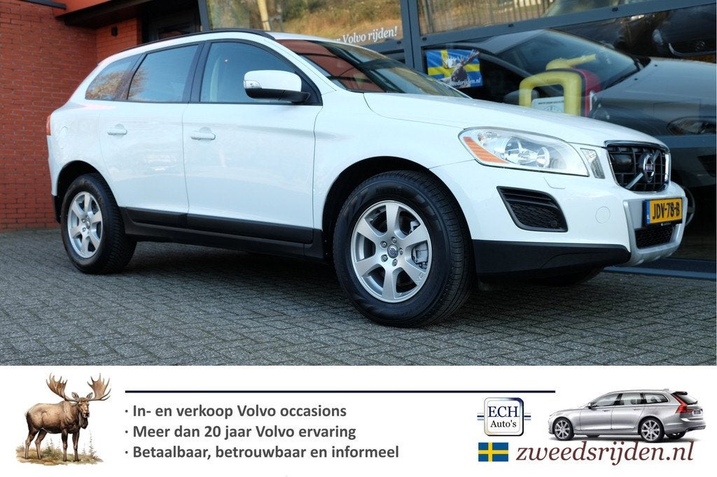 Volvo XC60 2.4D 163pk Aut. AWD Euro5, Leer, Panoramadak, Nie, Auto's, Volvo, Euro 5, Gebruikt, 1715 kg, Leder