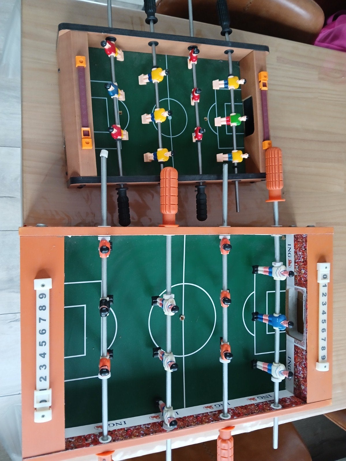 Voetbaltafel, Ophalen, Gebruikt