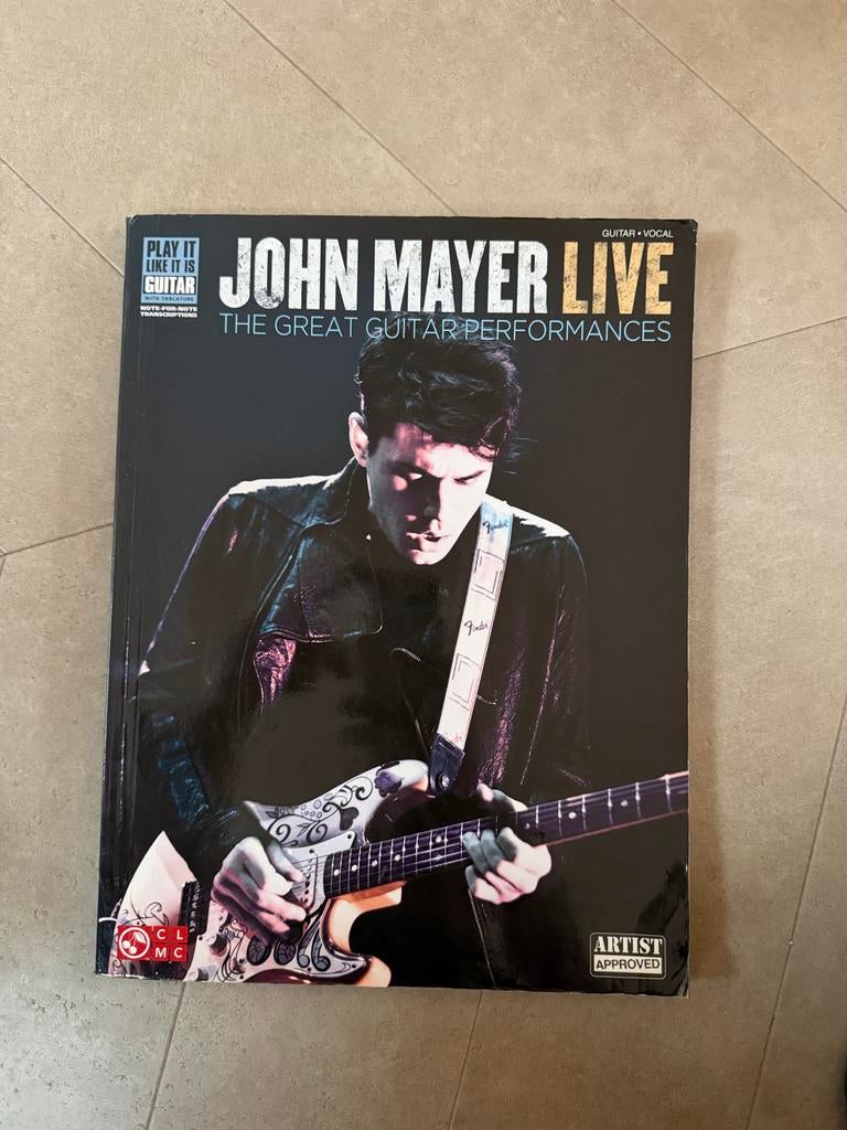 Bladmuziek John Mayer Live, Gitaar, Ophalen of Verzenden, Zo goed als nieuw, Artiest of Componist