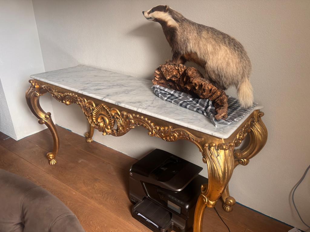 Dressoir met marmer blad, Ophalen