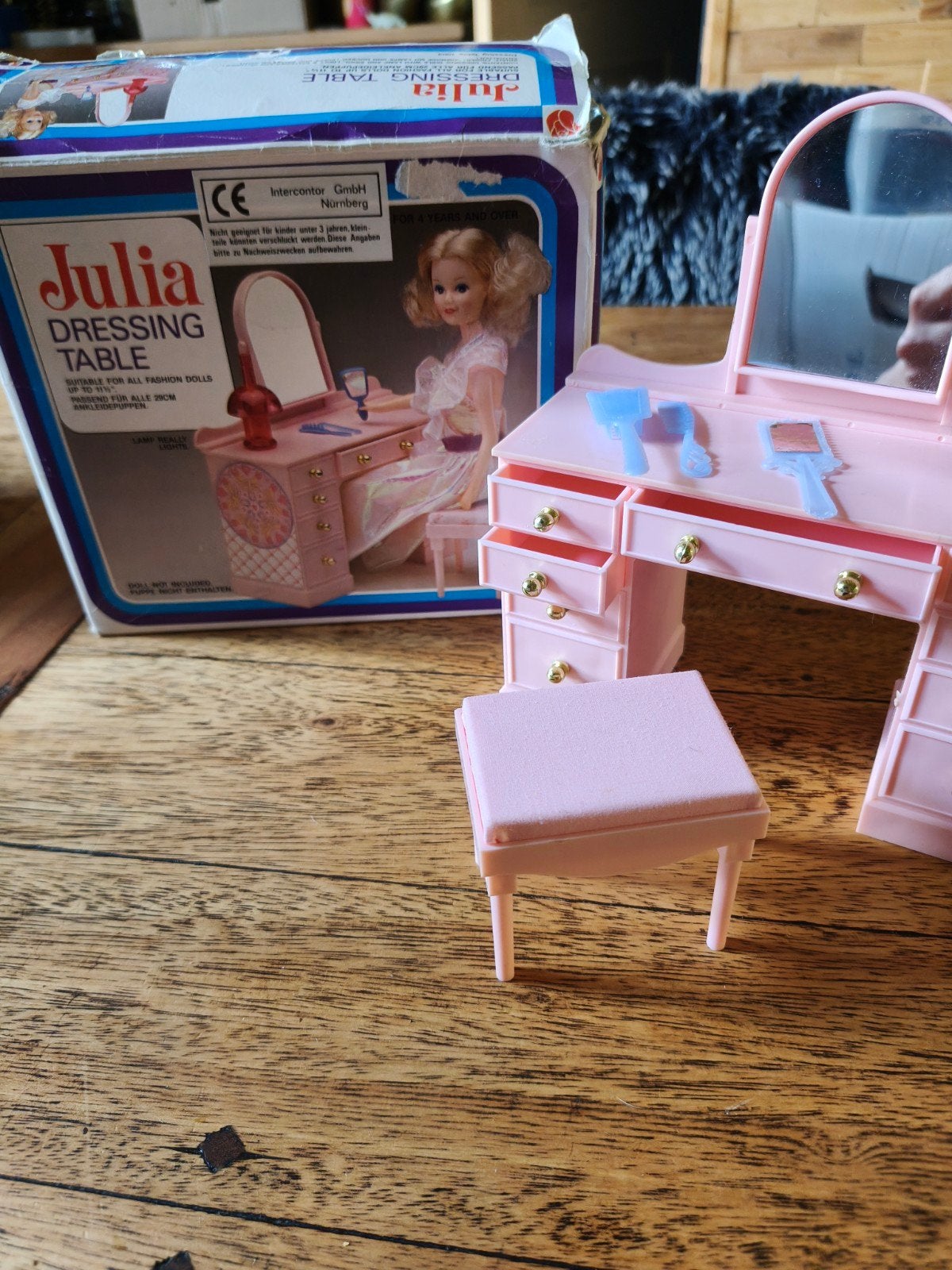 Julia Dressing Table voor Barbie/modepoppen, Ophalen of Verzenden, Gebruikt, Barbie