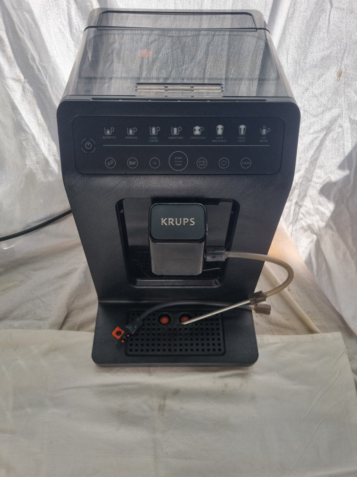 Krups Evidence UP EA897B (Volledig schoongemaakt en getest), Afneembaar waterreservoir, Gebruikt, 10 kopjes of meer, Koffiemachine