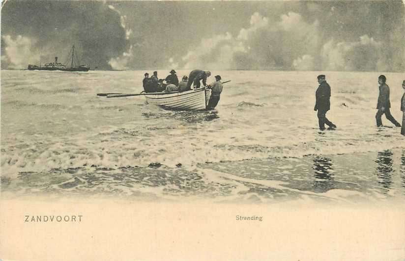 300-462-011 Zandvoort Stranding, Verzenden, Voor 1920, Noord-Holland