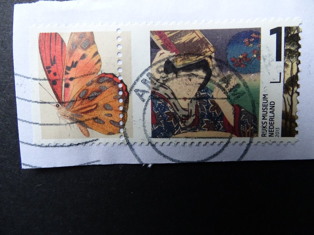 Postzegel NL / Rijks Museum Nederland met Tab / 2013, Ophalen of Verzenden, Na 1940, Gestempeld