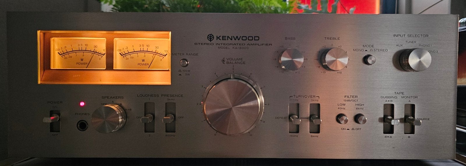 Kenwood KA8300 vintage topmodel dubbelmono,serviced,garantie, Overige merken, KENWOOD, Refurbished, Ophalen of Verzenden